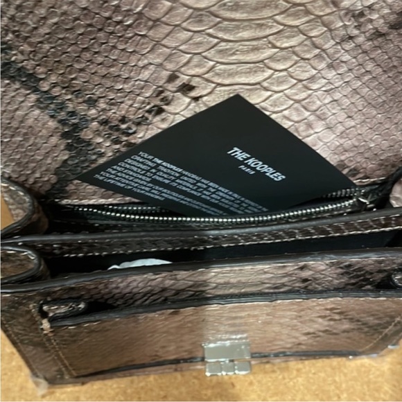 The Kooples Emily Small Python Leather Bag - Picture 9 of 9
